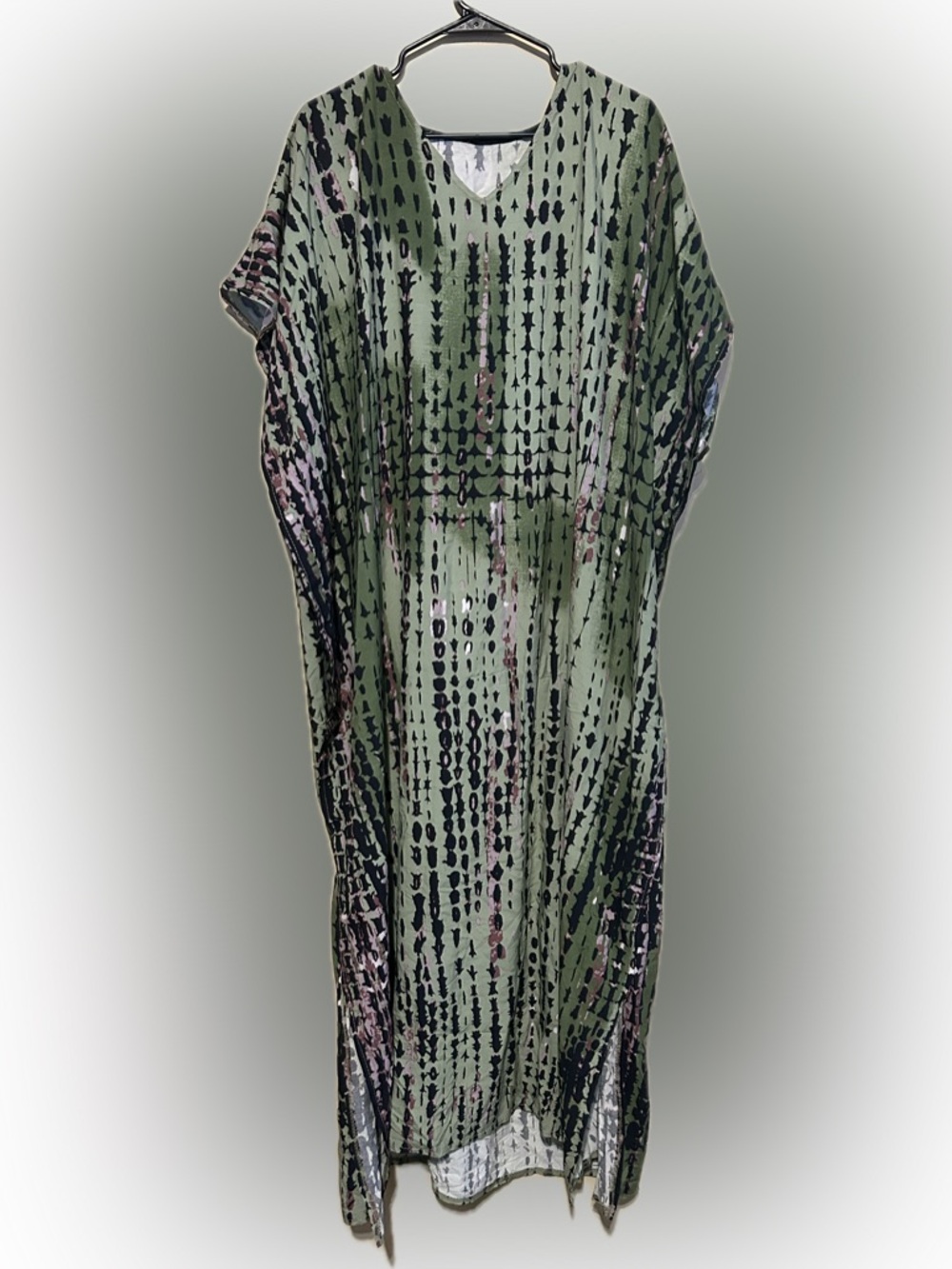 🔥5/$35🔥 Boho Patterned Maxi Dress – Size L/XL – 5/$25 Sale - Picture 3 of 9